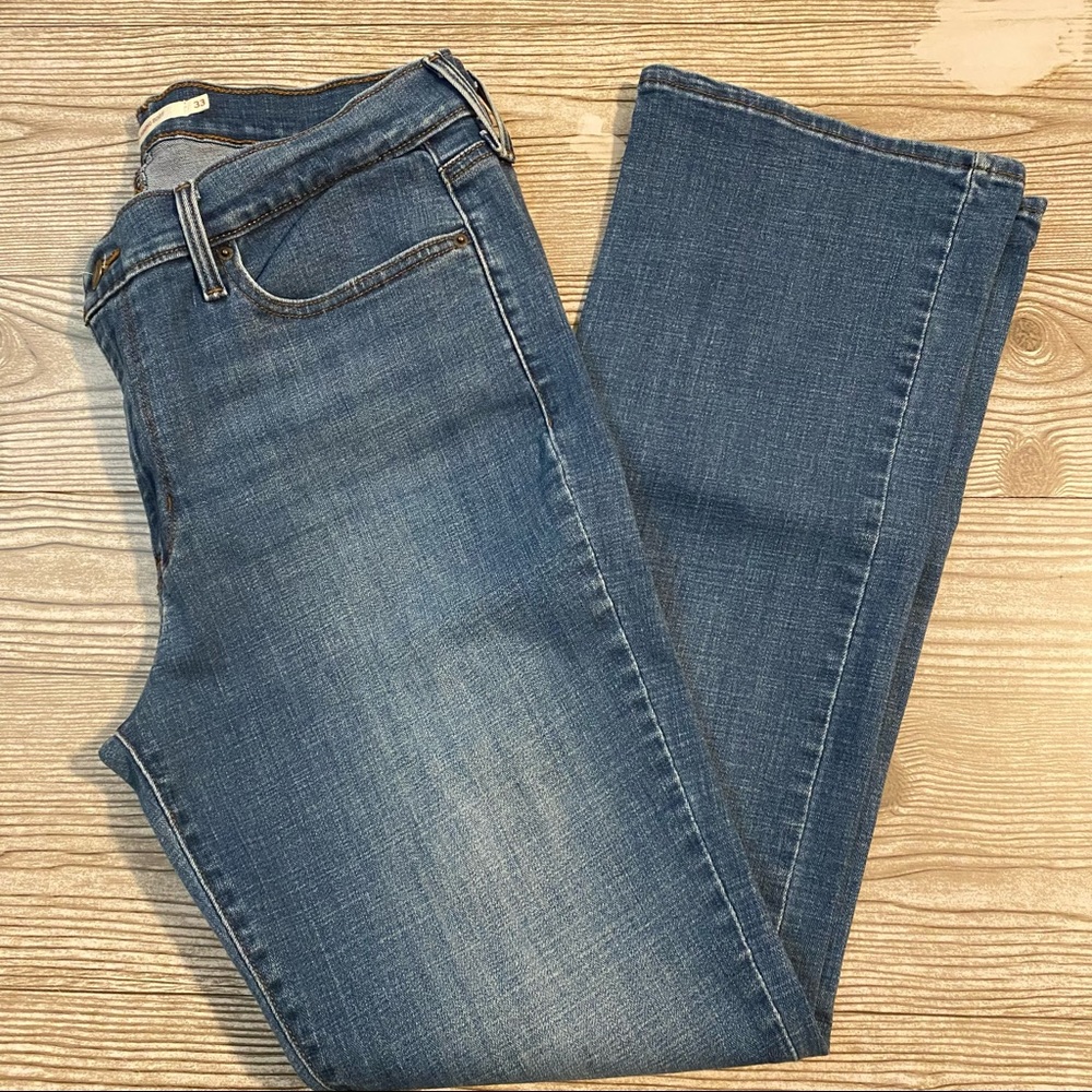 Levis Slim Bootcut Jeans Blue Size 33